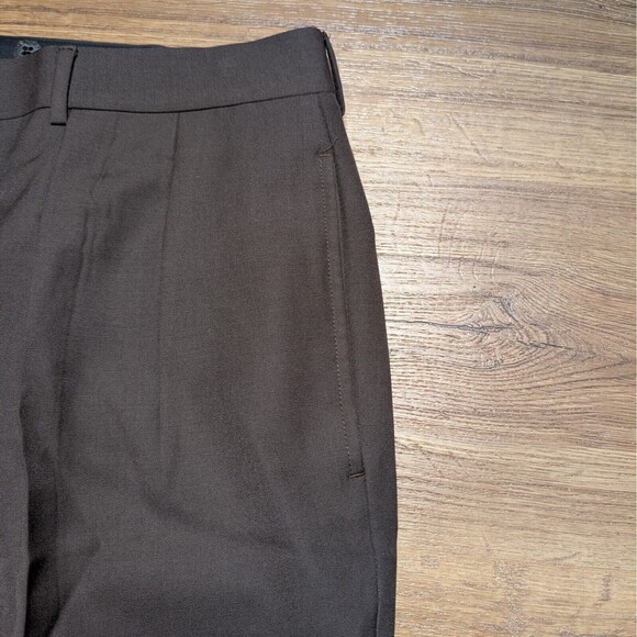 VTG Polo Ralph Lauren Virgin Wool Pants Mens 36x30 Made in Italy Pleated Cuffed - Picture 2 of 12